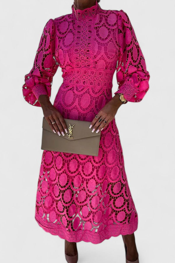 Kryzandra | Elegant Dress – Pink | The Bellemont Sisters Australia