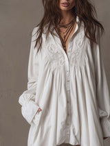 Anastasia™ | Lace Shirt Mini Dress | The Bellemont Sisters Australia