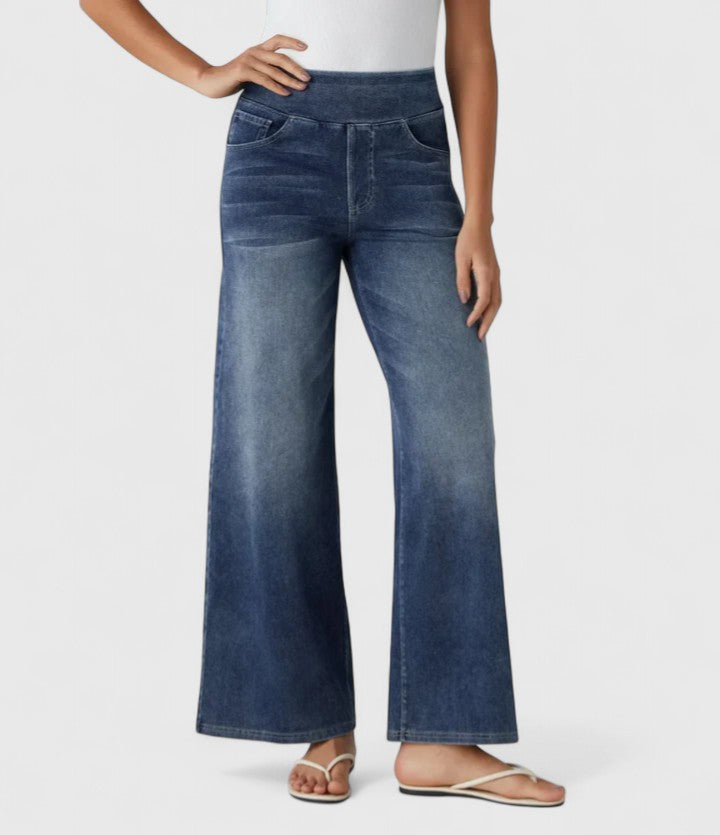 Sookie | Comfortable Pants – Dark Blue | The Bellemont Sisters Australia