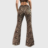 Leopard Bootcut Pants | The Bellemont Sisters Australia