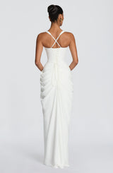 Beatrice | Women's Flowy Corset Wedding Guest Dress | The Bellemont Sisters Australia