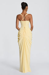 Beatrice | Women's Flowy Corset Wedding Guest Dress | The Bellemont Sisters Australia