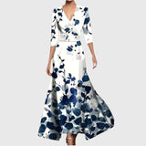 Leila | Elegant Dress – Blue | The Bellemont Sisters Australia