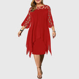 Juliana | Chic Dress – Red | The Bellemont Sisters Australia