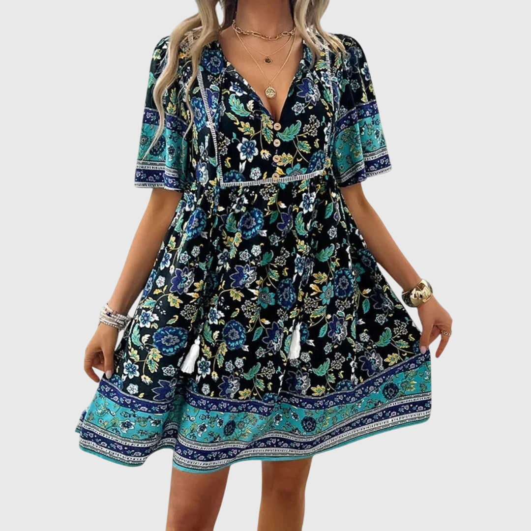 Aurora - Elegant Dress – Navy Blue | The Bellemont Sisters Australia