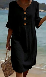 Radmila™ - Textured Long Sleeve Dress – Black | The Bellemont Sisters Australia