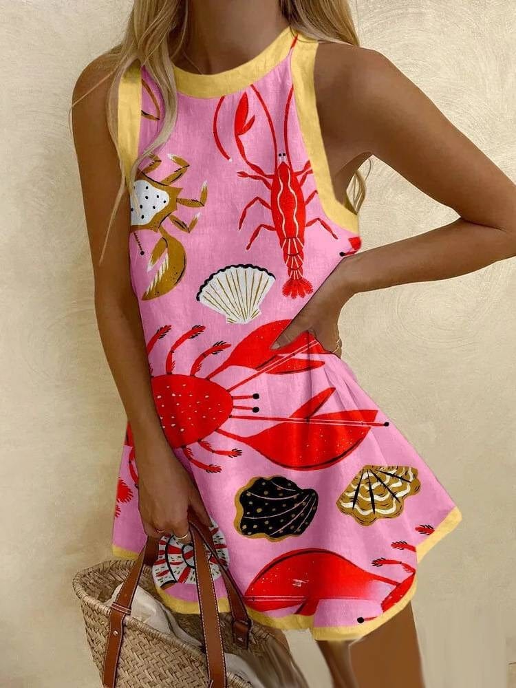 Marina | Sleeveless Summer Dress – Multicolor | The Bellemont Sisters Australia