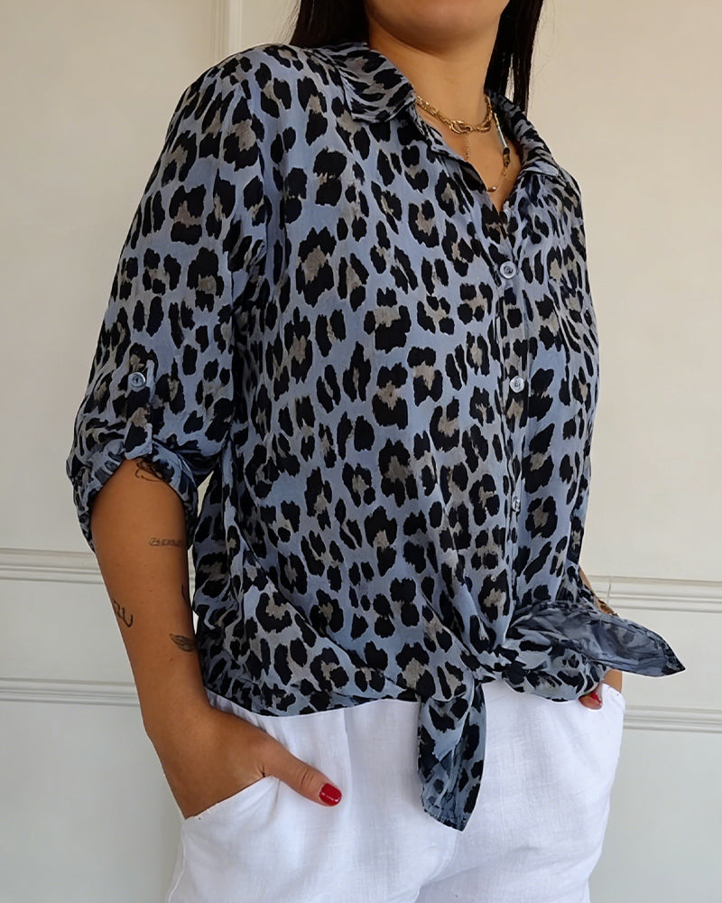 Susan | Fashion Blouses with Leopard Print | The Bellemont Sisters Australia