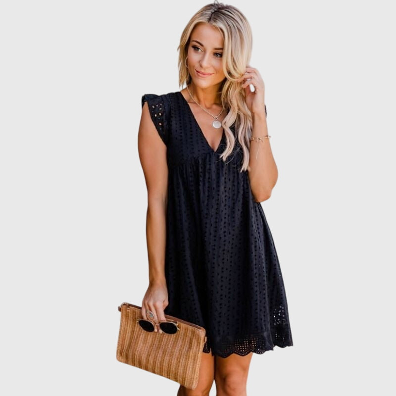 Diana - 2 In 1 Summer Dress – Black | The Bellemont Sisters Australia