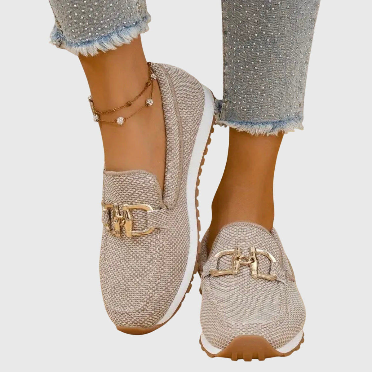 Susie - Loafers – Beige | The Bellemont Sisters Australia