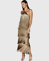 Artiselle - Tassel Dress – Brown | The Bellemont Sisters Australia