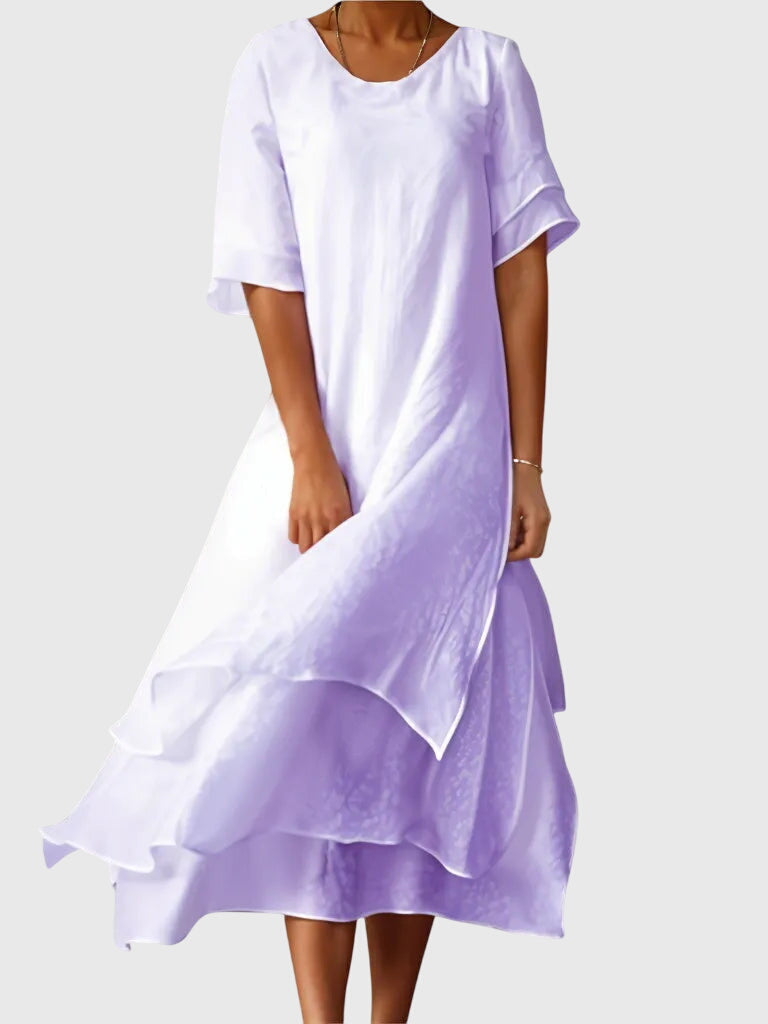 April | Elegant Dress – Purple | The Bellemont Sisters Australia