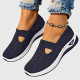 Emely | Orthopedic Slip-On Shoes – Navy Blue | The Bellemont Sisters Australia