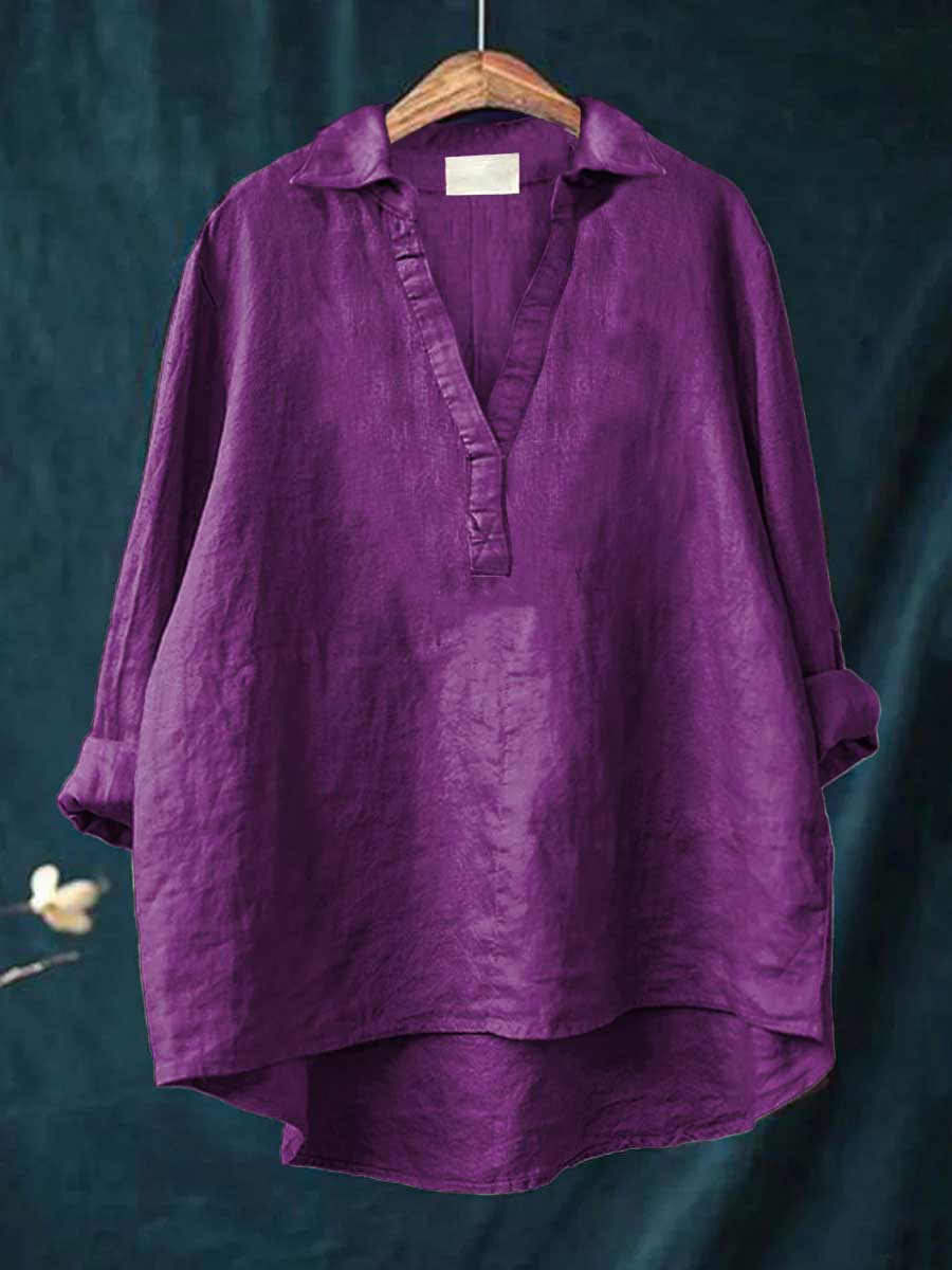 Madelyn | Elegant Breezy Summer Blouse – Purple | The Bellemont Sisters Australia