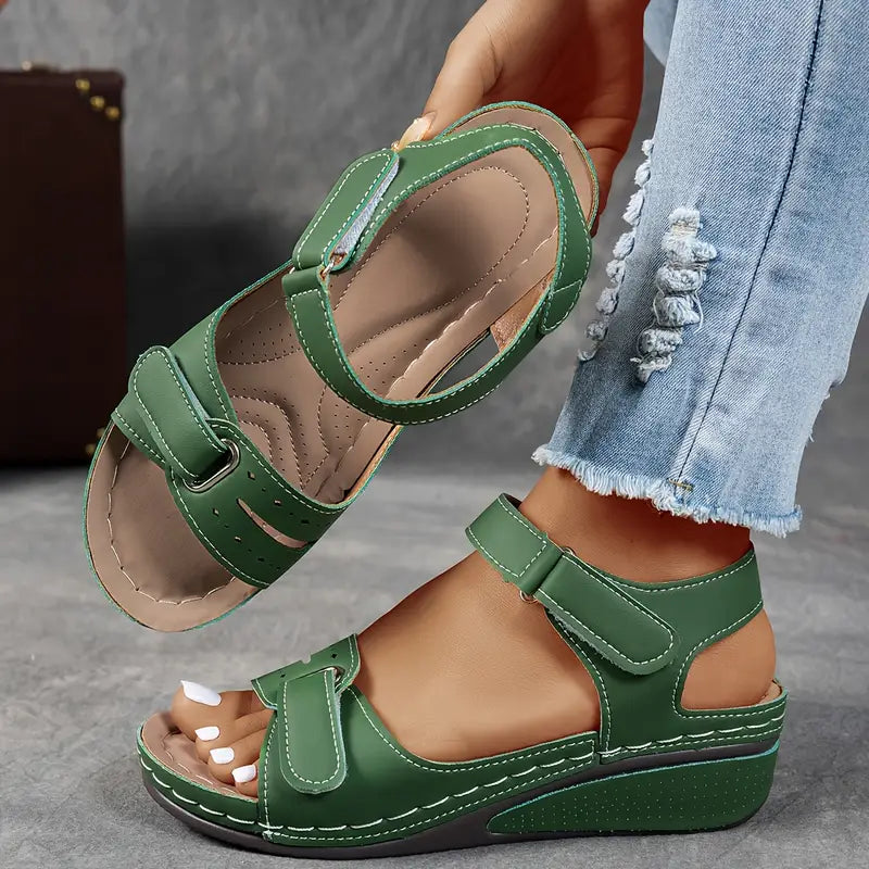 Mischa | Everyday Grace Sandals – Green | The Bellemont Sisters Australia