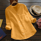 Jessica | Women Relaxed Fit Button Shirt Blouse – Yellow | The Bellemont Sisters Australia