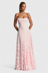 Gwenn | Elegant Maxi Dress – Rose | The Bellemont Sisters Australia