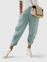 Elvira | Comfortable Pants – Green | The Bellemont Sisters Australia