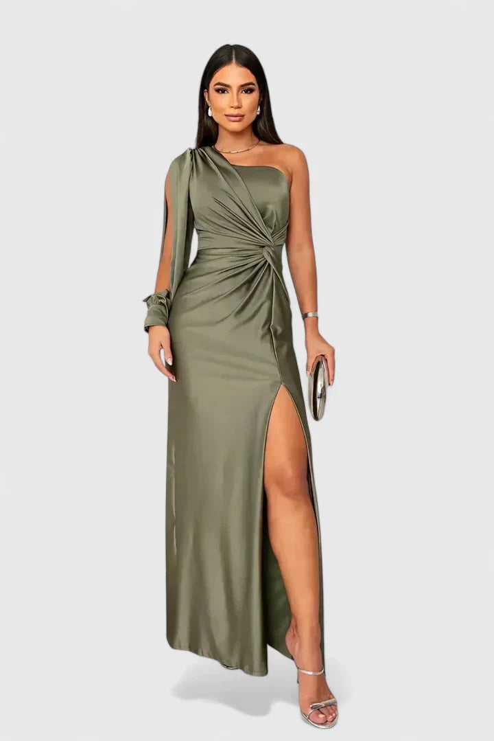 Saryxiah | Elegant Maxi Dress – Green | The Bellemont Sisters Australia
