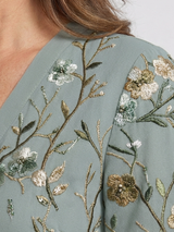 Evadne | Floral V Neck Short Sleeve Maxi Dress | The Bellemont Sisters Australia