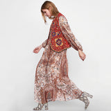 Eleanor | Women’s Boho Floral Open Front Vest Design | The Bellemont Sisters Australia