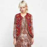 Eleanor | Women’s Boho Floral Open Front Vest Design | The Bellemont Sisters Australia