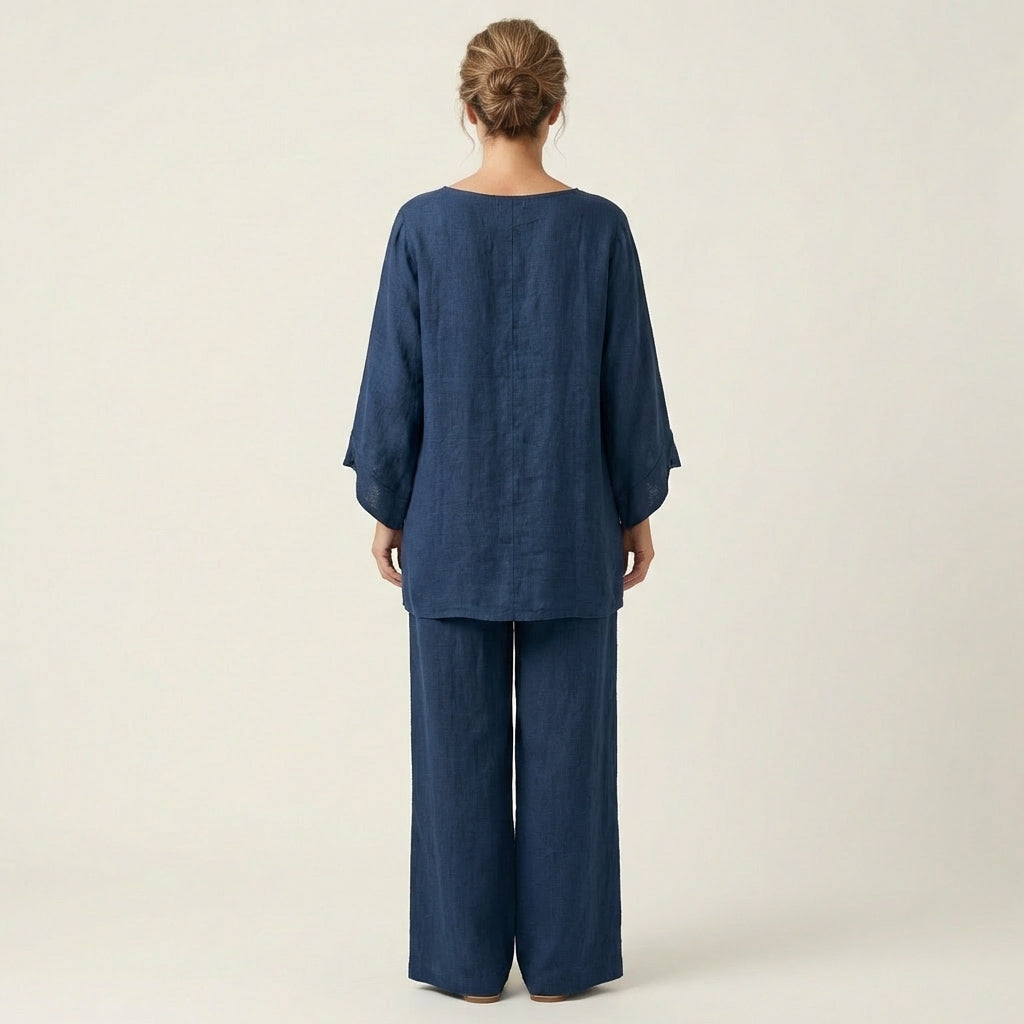 Majolie | Linen-Blend Boho Set | The Bellemont Sisters Australia