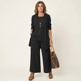 Vivienne | Minimalist 3-Piece Set – Black | The Bellemont Sisters Australia
