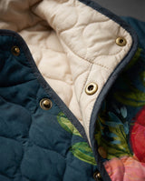 Amaya | Vintage Floral Print Quilted Jacket | The Bellemont Sisters Australia