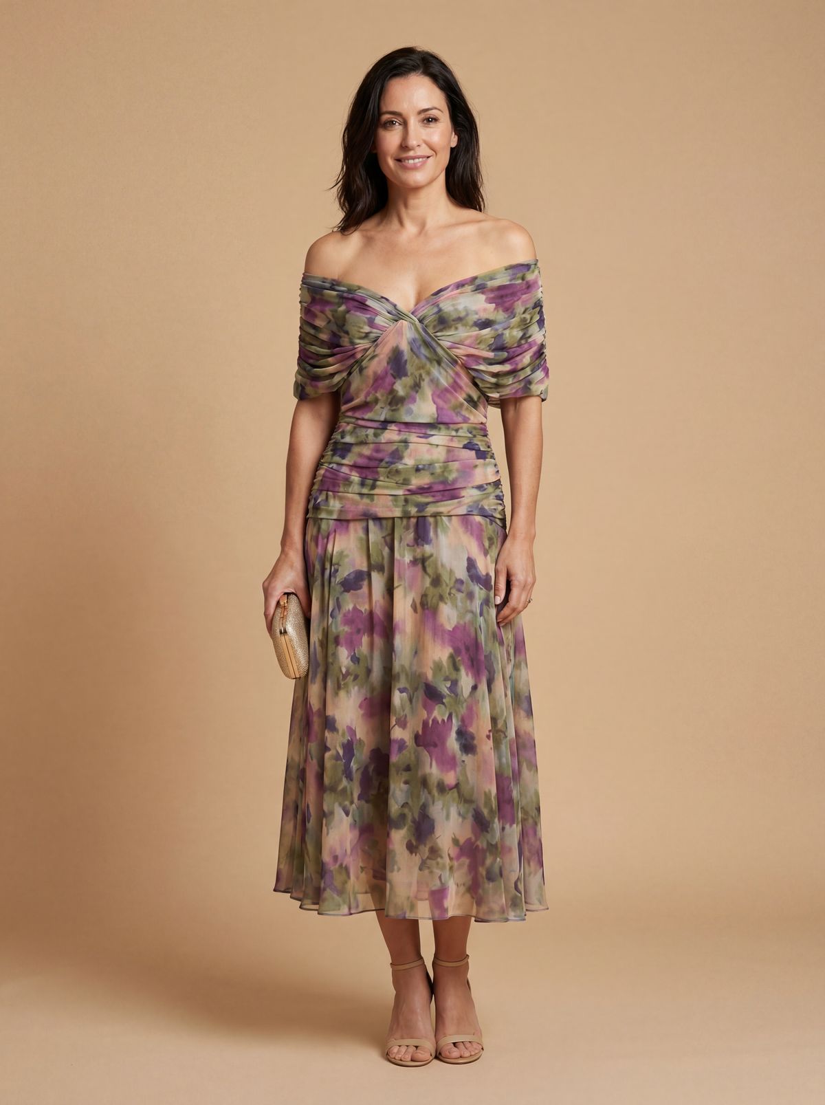 Santana | Midi Dress – Floral | The Bellemont Sisters Australia