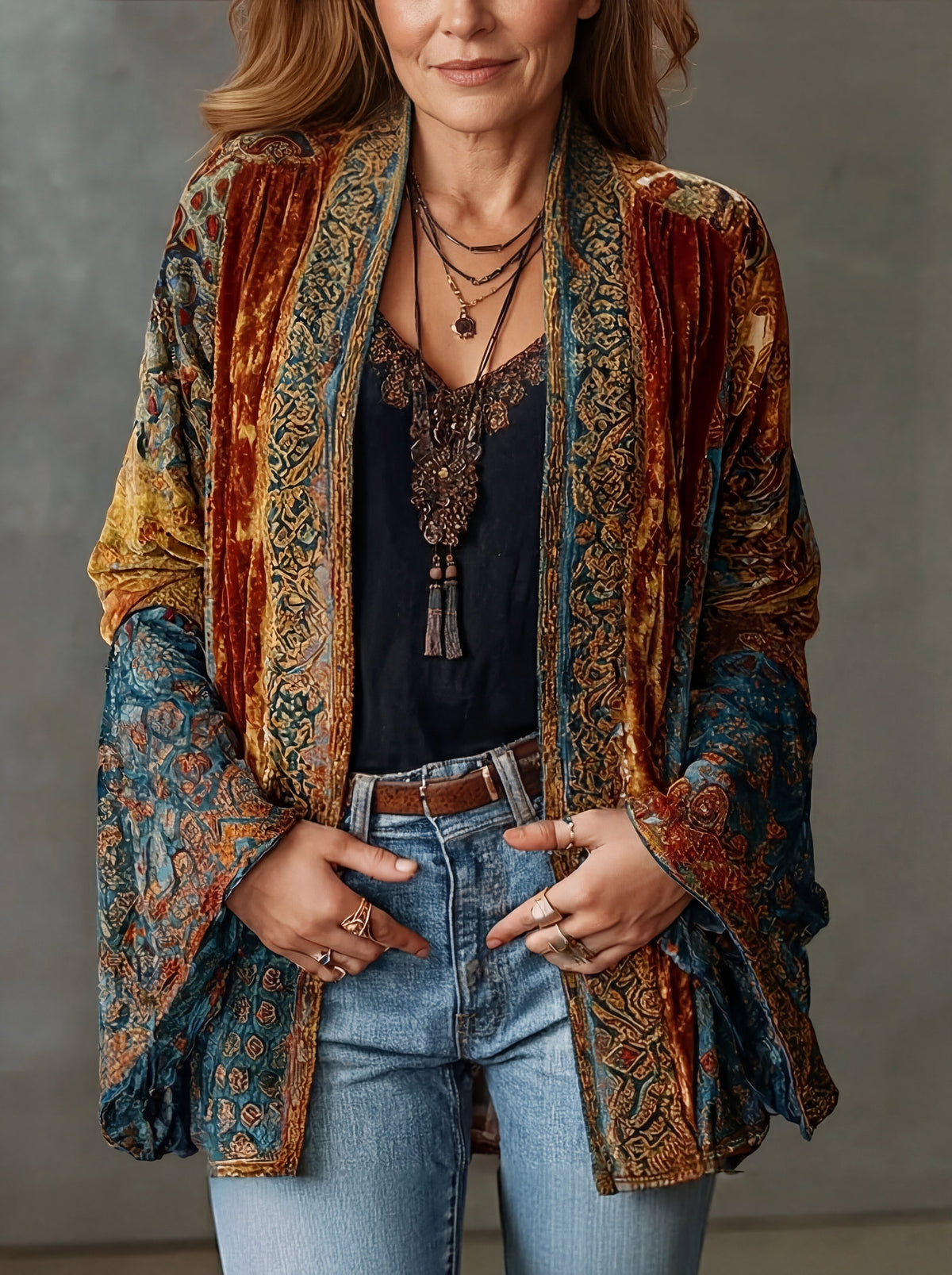 Aria | Boho Kimono Jacket | The Bellemont Sisters Australia