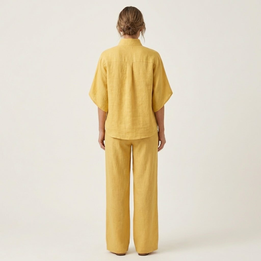 Zerah | Linen Two-Piece Set | The Bellemont Sisters Australia
