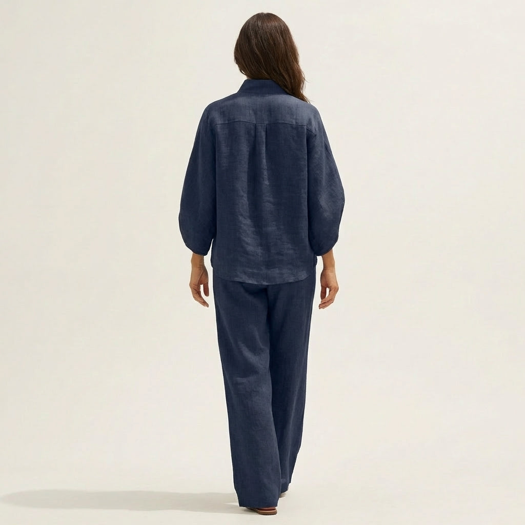 Zerah | Linen Two-Piece Set | The Bellemont Sisters Australia