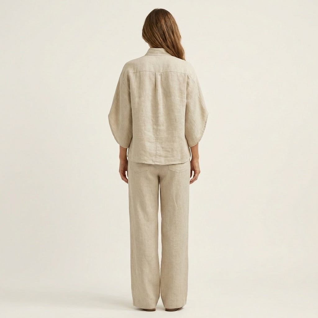 Zerah | Linen Two-Piece Set | The Bellemont Sisters Australia