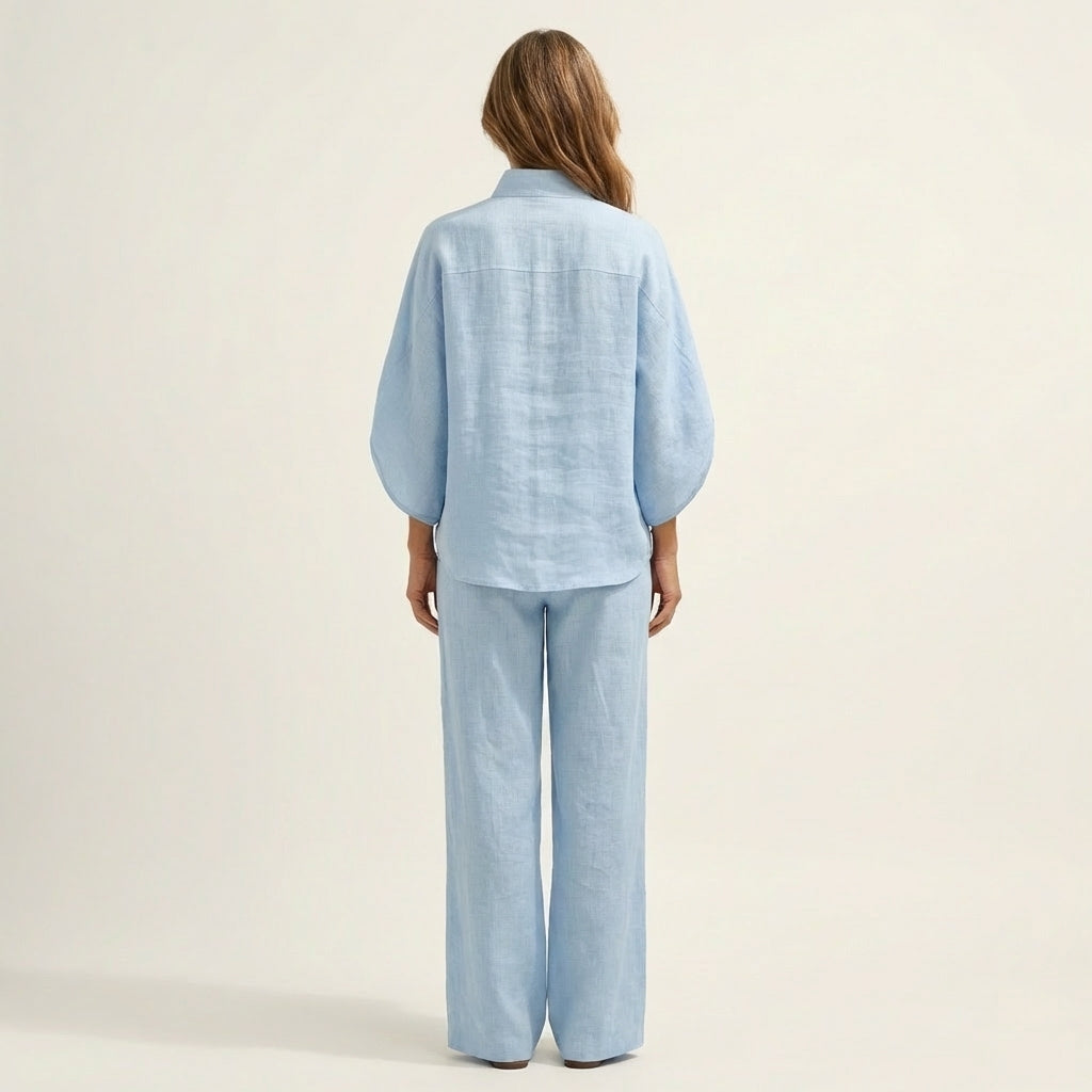 Zerah | Linen Two-Piece Set | The Bellemont Sisters Australia