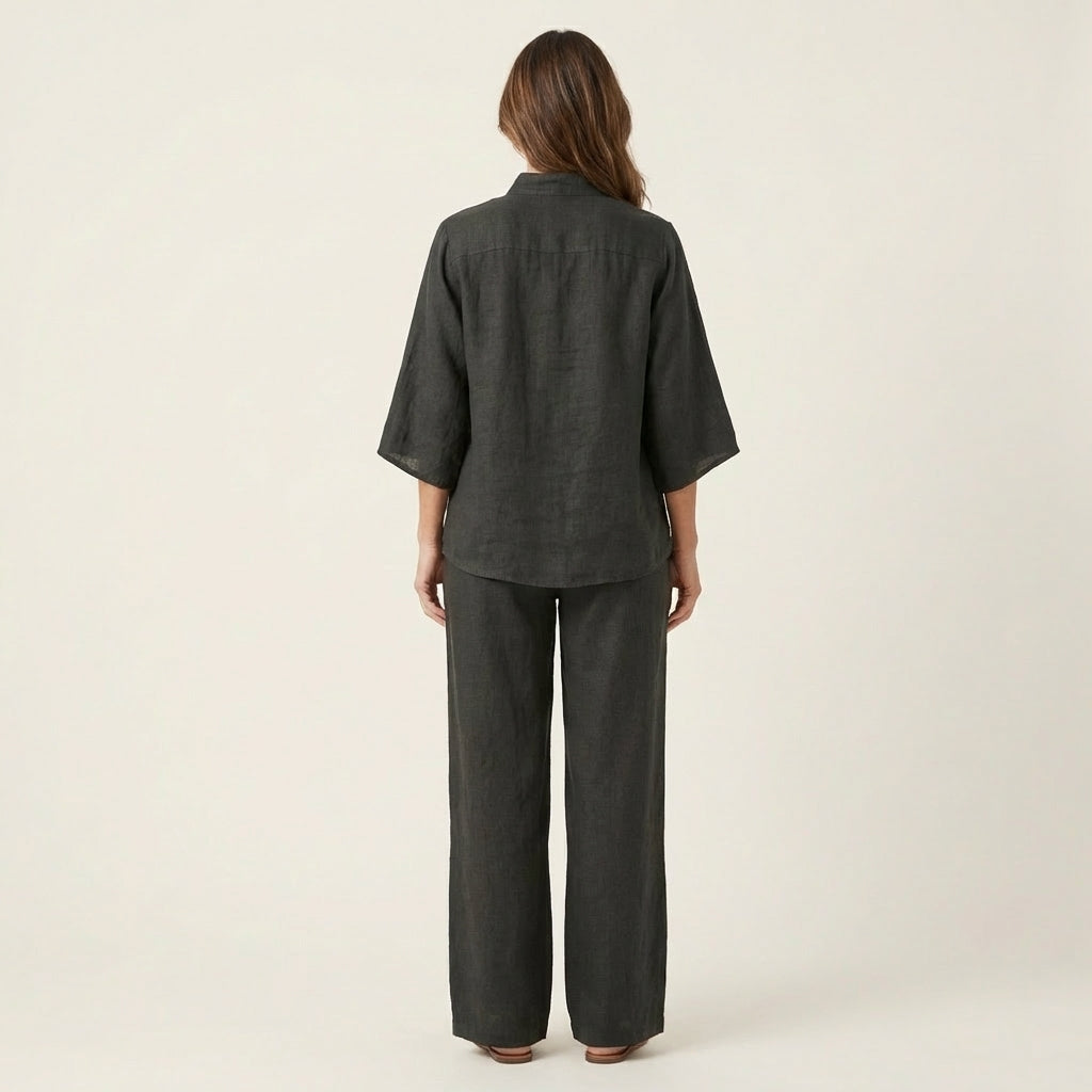 Zerah | Linen Two-Piece Set | The Bellemont Sisters Australia