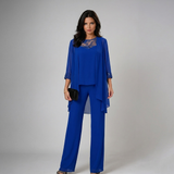 Iva™ - Elegant Three-Piece Set – Blue | The Bellemont Sisters Australia