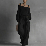 Claribel™ Elegant Two-Piece Set – Black | The Bellemont Sisters Australia