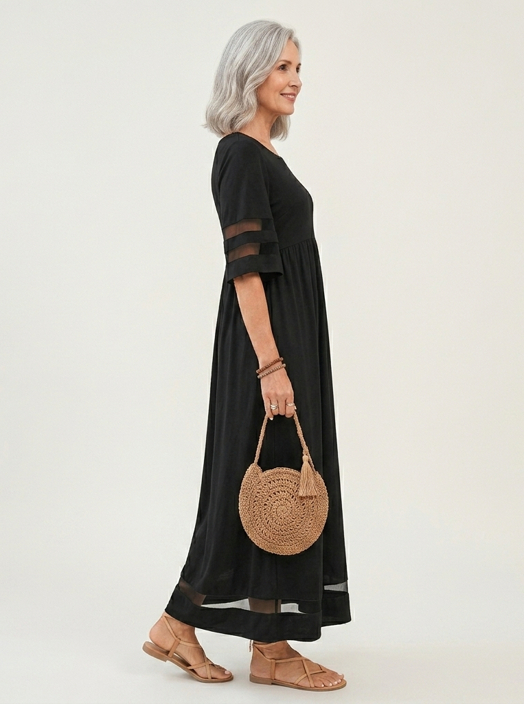 Aubrey™ | Flattering Tummy-Smoothing Midi Dress | The Bellemont Sisters Australia
