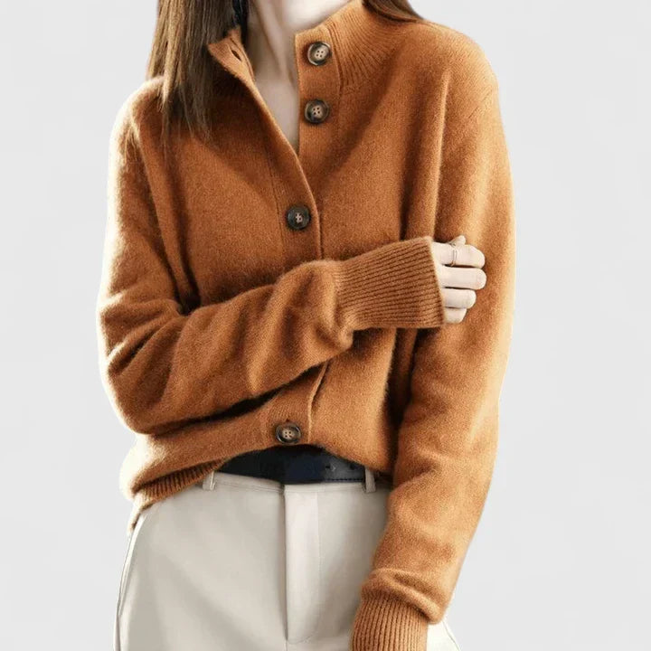 Camaryllis | Elegant Cardigan – Orange | The Bellemont Sisters Australia