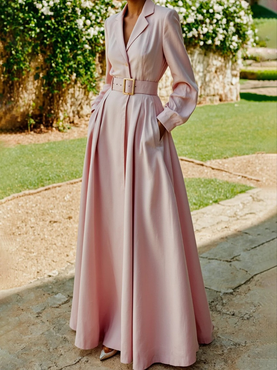 Ceryth | Elegant Pleated Blazer Midi Dress | The Bellemont Sisters Australia