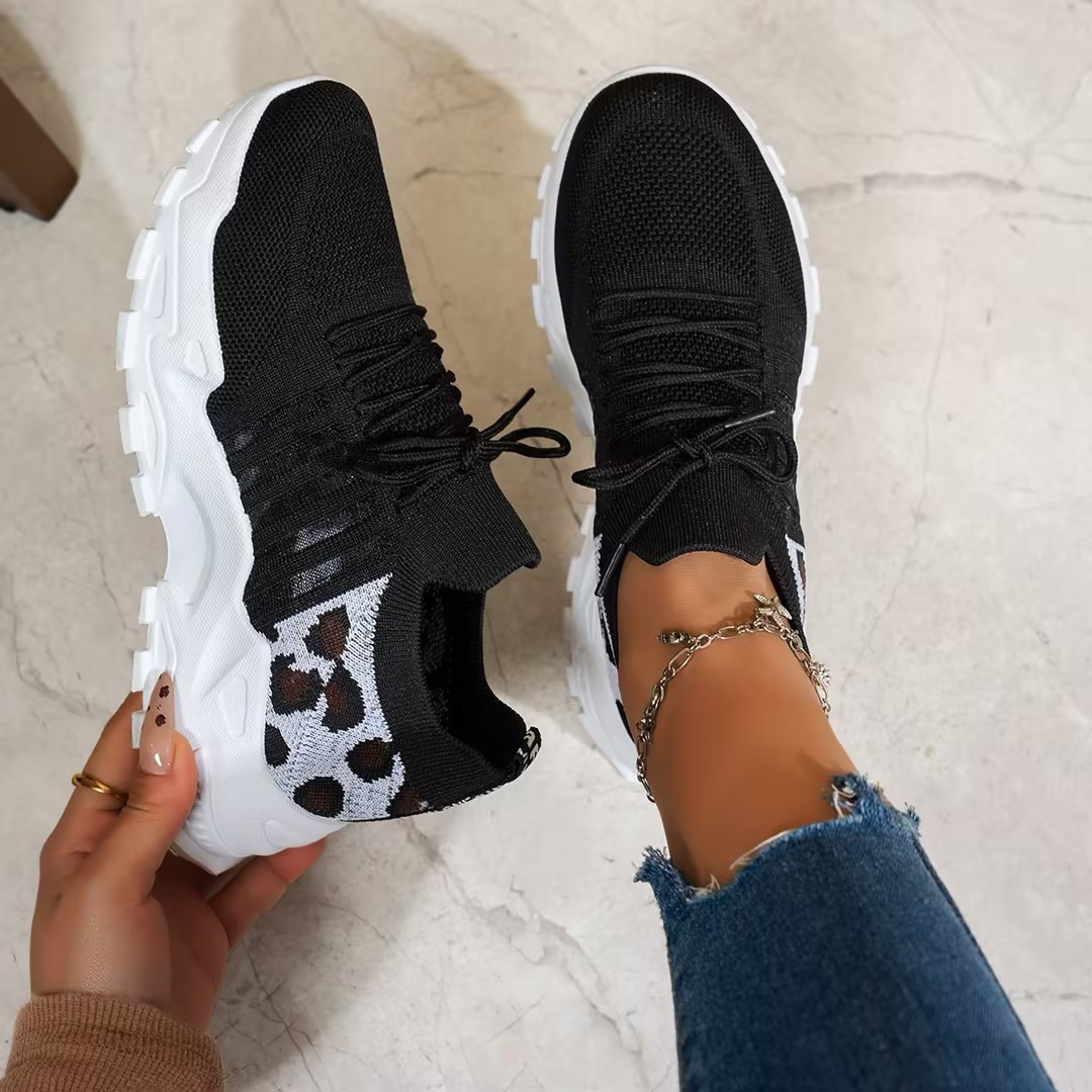 Maica | Orthopedic Sneakers – Black/White | The Bellemont Sisters Australia