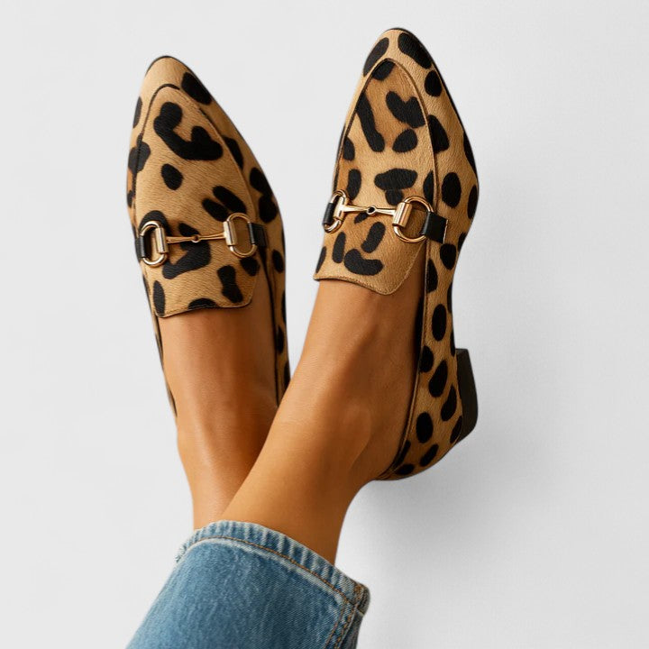 Aireyah | Everyday Elegance Loafers – Leopard | The Bellemont Sisters Australia