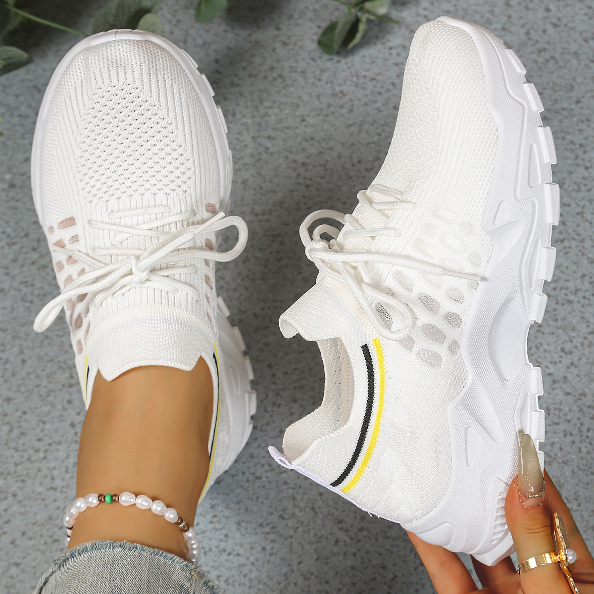 Maica | Orthopedic Sneakers – White | The Bellemont Sisters Australia
