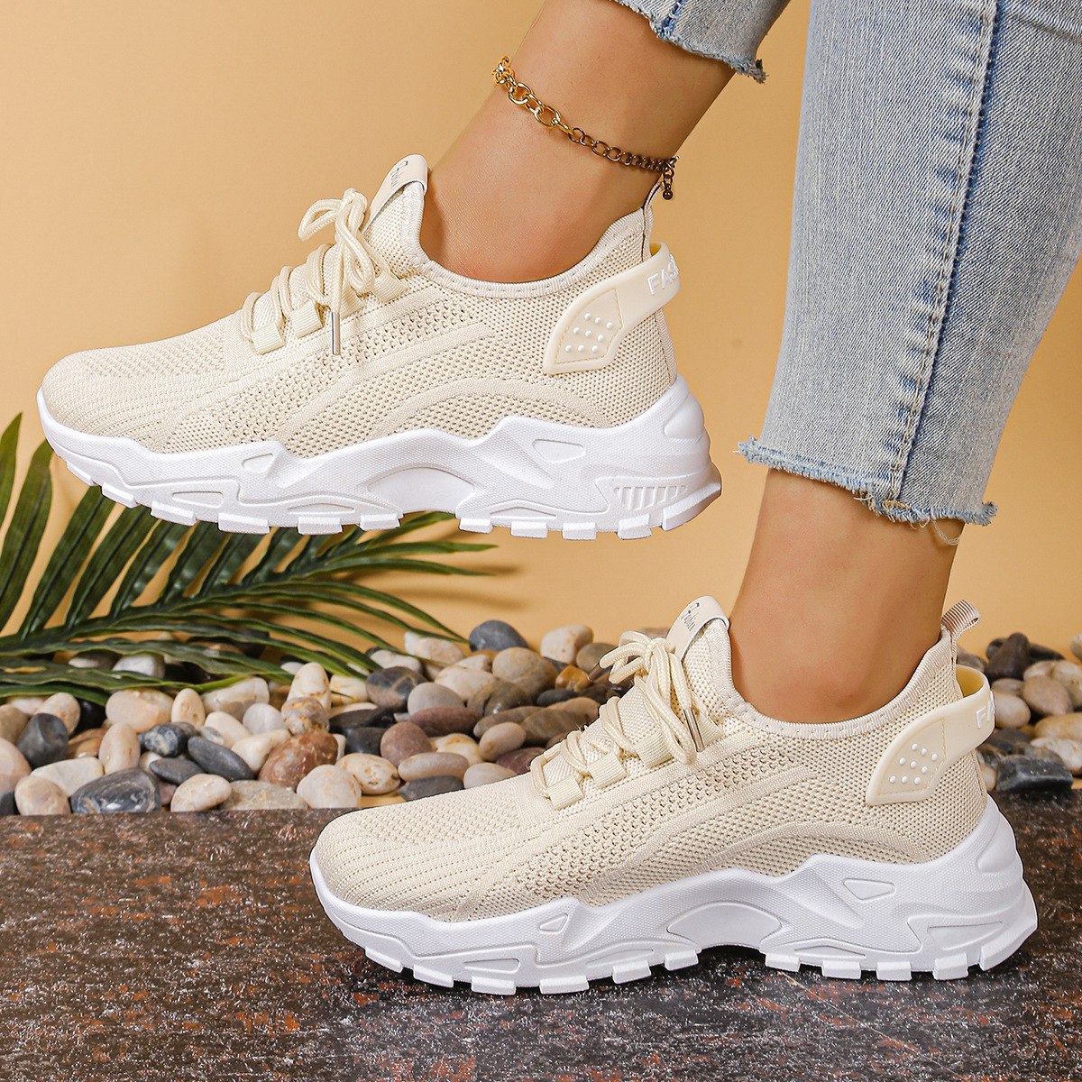 Maica | Orthopedic Sneakers – Khaki | The Bellemont Sisters Australia