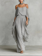 Ivah™ Off-Shoulder Flowy Set | The Bellemont Sisters Australia