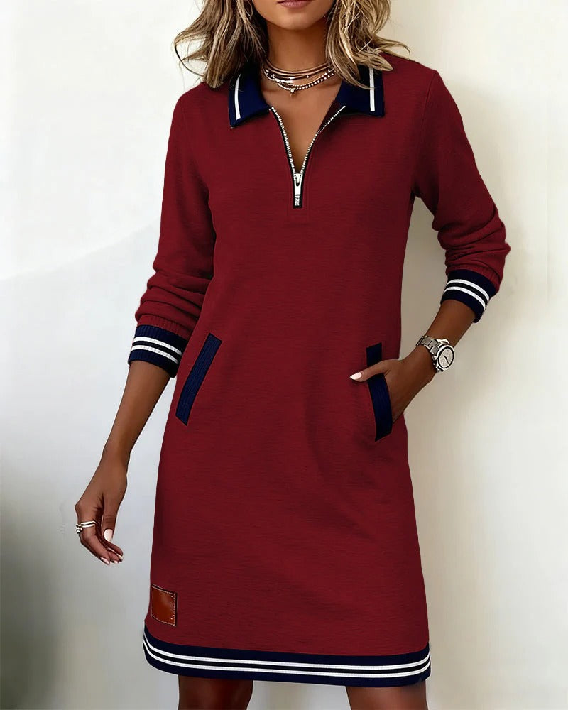 Elena™ | Long Sleeve Cotton Dress | The Bellemont Sisters Australia