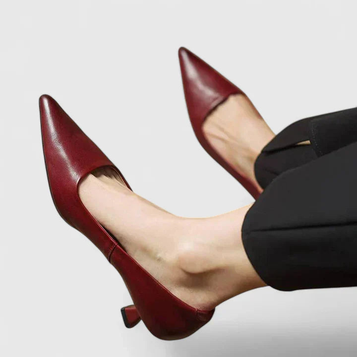 Nyah | Orthopedic Heels – Reddish Brown | The Bellemont Sisters Australia