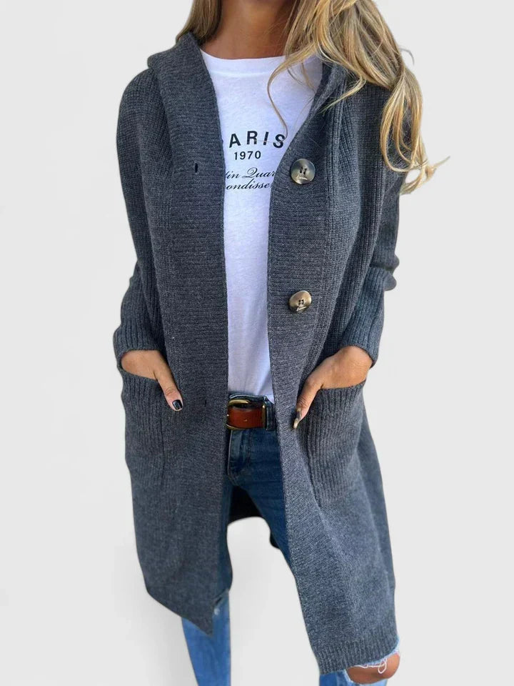 Giulyanrah | Comfortable Cardigan – Gray | The Bellemont Sisters Australia