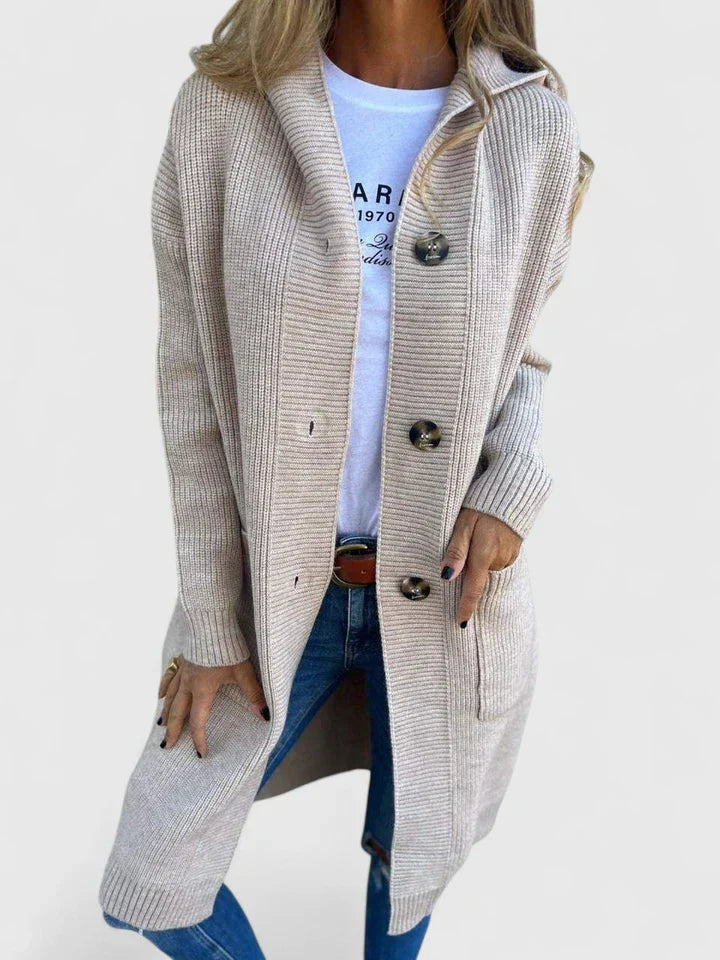 Giulyanrah | Comfortable Cardigan – Beige | The Bellemont Sisters Australia